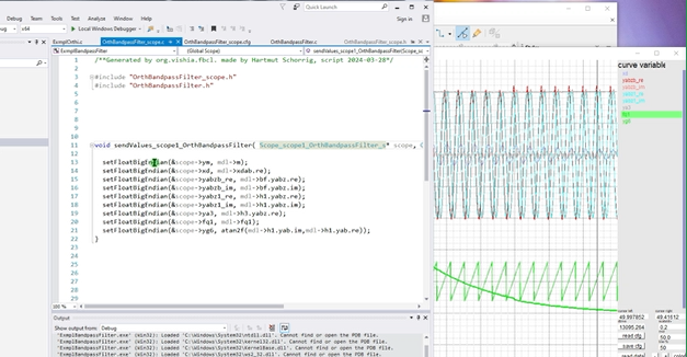 BandpassFilter Test Scope en