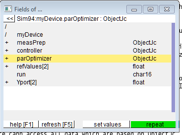 InputValues Inspc Fields device