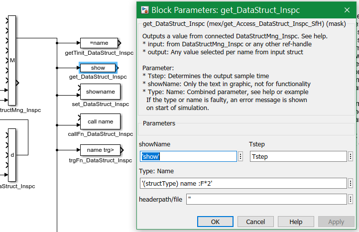 get DataStruct ParamDialg